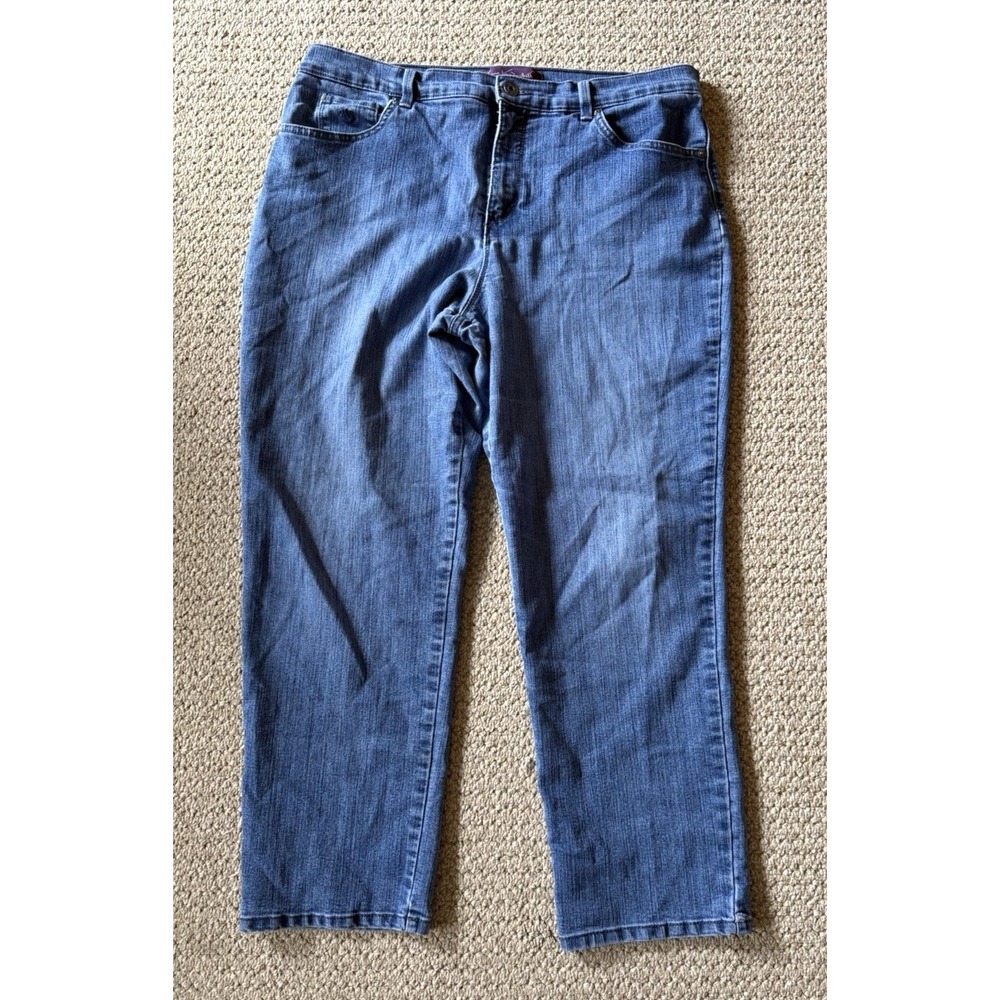 Gloria‎ Vanderbilt Womens Size 16 Short Blue Jeans Casual Fall Winter Denim
